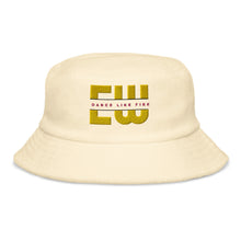 Load image into Gallery viewer, Unstructured terry cloth bucket hat